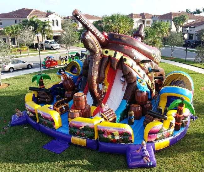 Pirate Island Bounce House