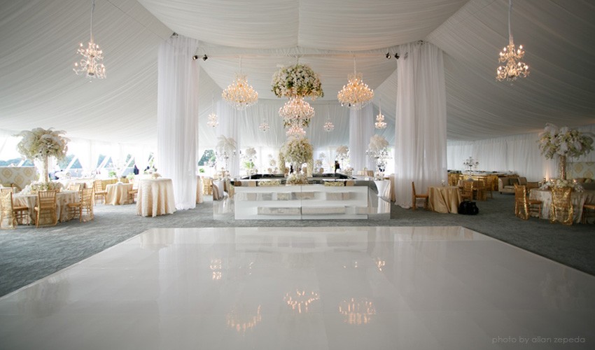 White Dance Floor