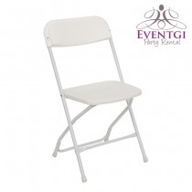 White Folding Chairs Rentals