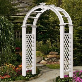 White Wedding Arch Rentals