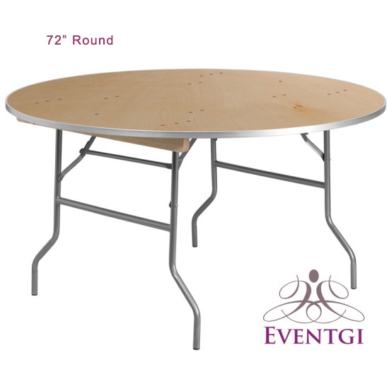 72" Round Table Rentals