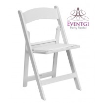 White Folding Chairs Rental