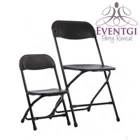 Black Folding Chairs Rentals