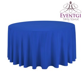 Royal Blue Round Tablecloth Rentals