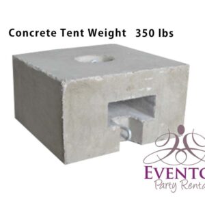 Concrete Tent Weight rental in Miami and Broward
