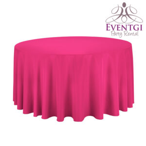 Fuchsia Round Tablecloth Rentals rental in Miami and Broward