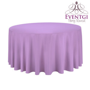 Lilac Round Tablecloth Rentals rental in Miami and Broward