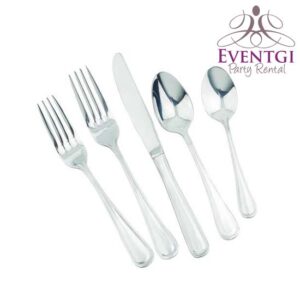 Stainless Steel Tableware rental in Miami and Broward