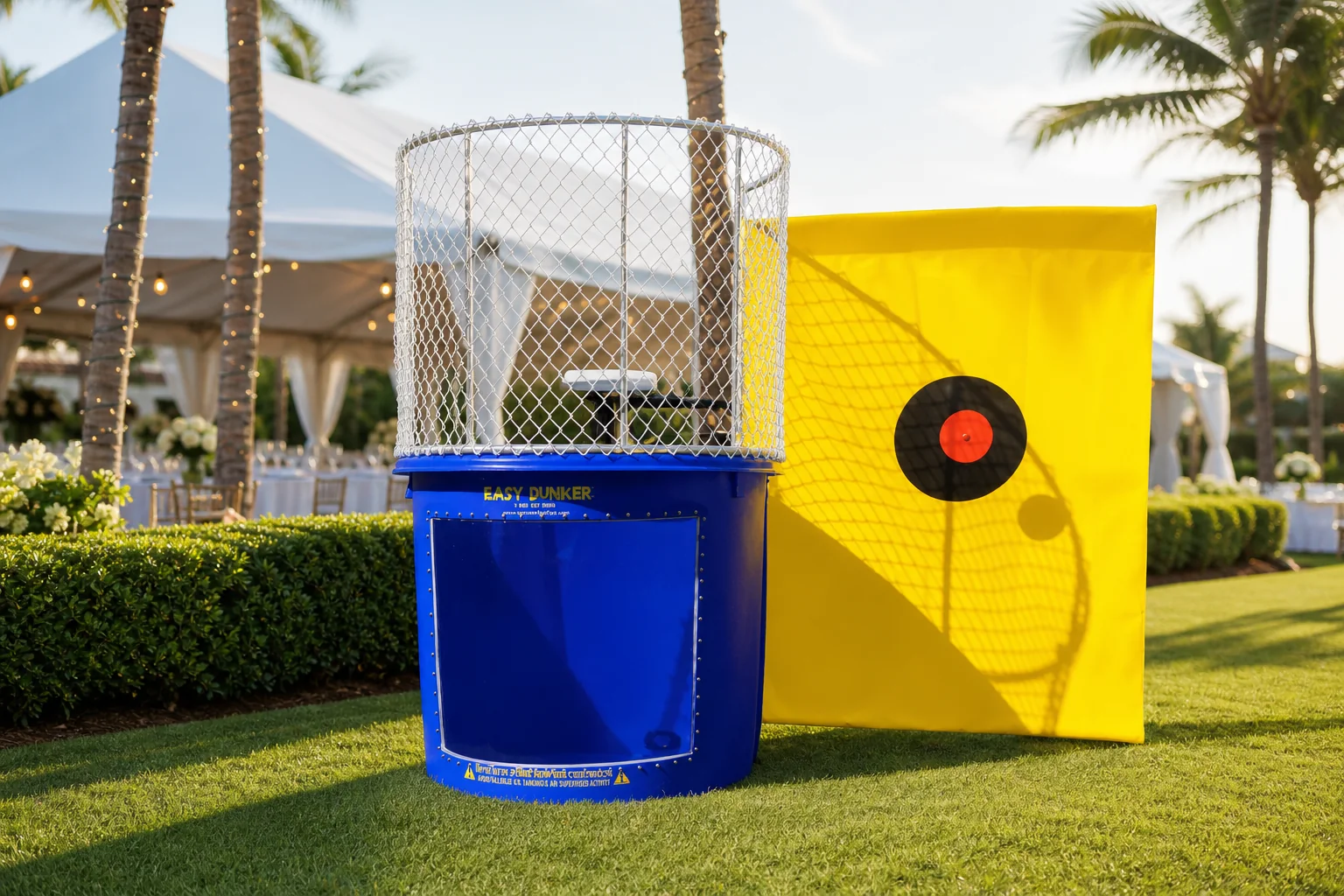 Dunk tank rental in Miami and Broward